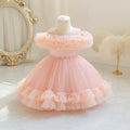 Ready-to-ship wholesale toddler formal dresses, tulle cake princess dresses for baby girls' birthday parties