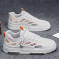 Men's skate shoes - spring 2026 new collection: breathable mesh, athletic & casual style. trendy, versatile white sneakers for teens and young adults
