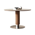 For homesmall apartment restaurant modern casual solid wood dining table via round table medieval travertine slate dining table and chair combination