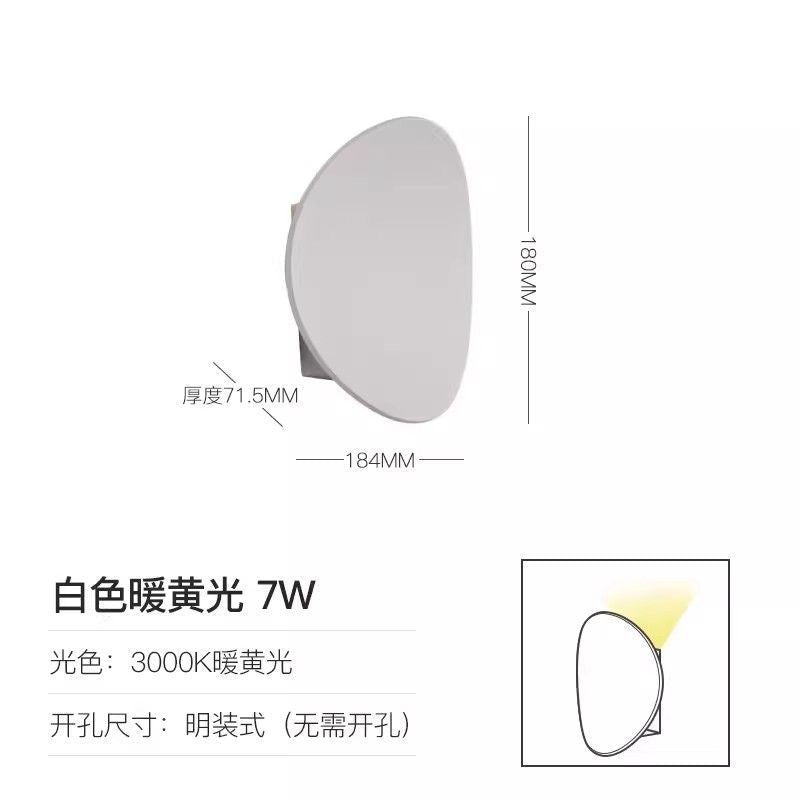 Outdoor waterproof wall lamp - modern minimalist style for bedroom bedside, hallway, outdoor villa courtyard - waterproof, hardwired wall sconce