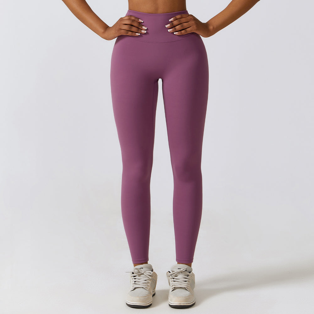 European and american style running naked feel quick-dry fitness leggings breathable outerwear tight workout pants high waist butt lifting yoga pants women's 8047