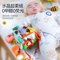 infant pendant bedside bed bell rattle fabric soothing toy baby crab animal paper pull fun
