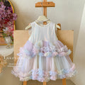 Girls' dress  summer collection - sleeveless princess dress for kids, baby's dreamy fairy butterfly rainbow dress