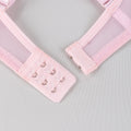 french sexy transparent three-point women's bra small breast mesh intimates hot girl ultra-thin style