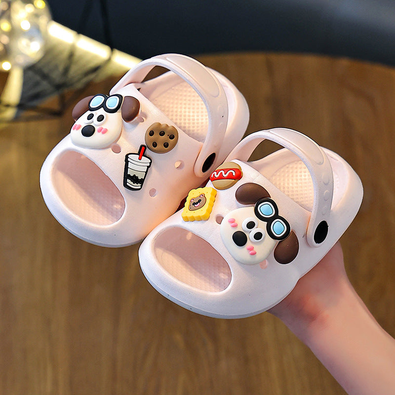Eva slippers - women's summer cartoon cute non-slip indoor bath thick sole slippers - baby sandals