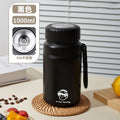 New arrival high-looking casual tea and water separator thermos cup food grade 316 stainless steel large capacity portable water cup