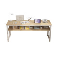 Desk, simple dining table, office desk, home double-layer desk, study desk, writing desk, minimalist computer desk, training table