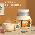 New arrivalcute panda peripheral stew beaker student office worker portable stew kettle good-looking gift cup with spoon