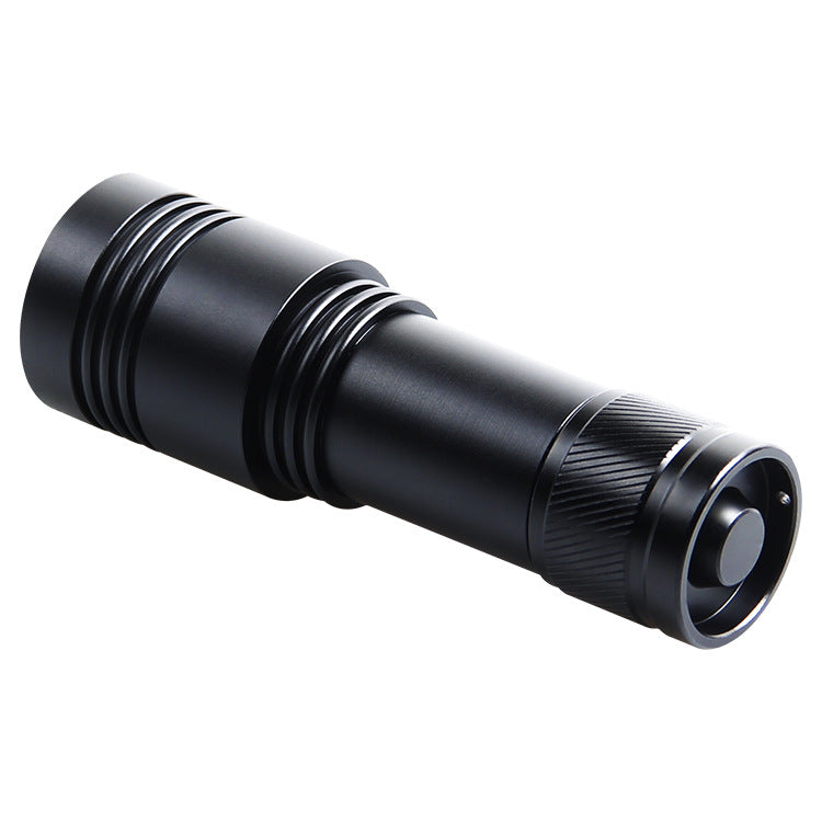 Cross-border new professional diving XHP50 yellow and white LED charging 26650 high-power aluminum alloy flashlight