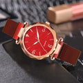 Ready-to-ship wholesale starry sky watches, women's quartz watches with magnetic strap – one-piece dropshipping available