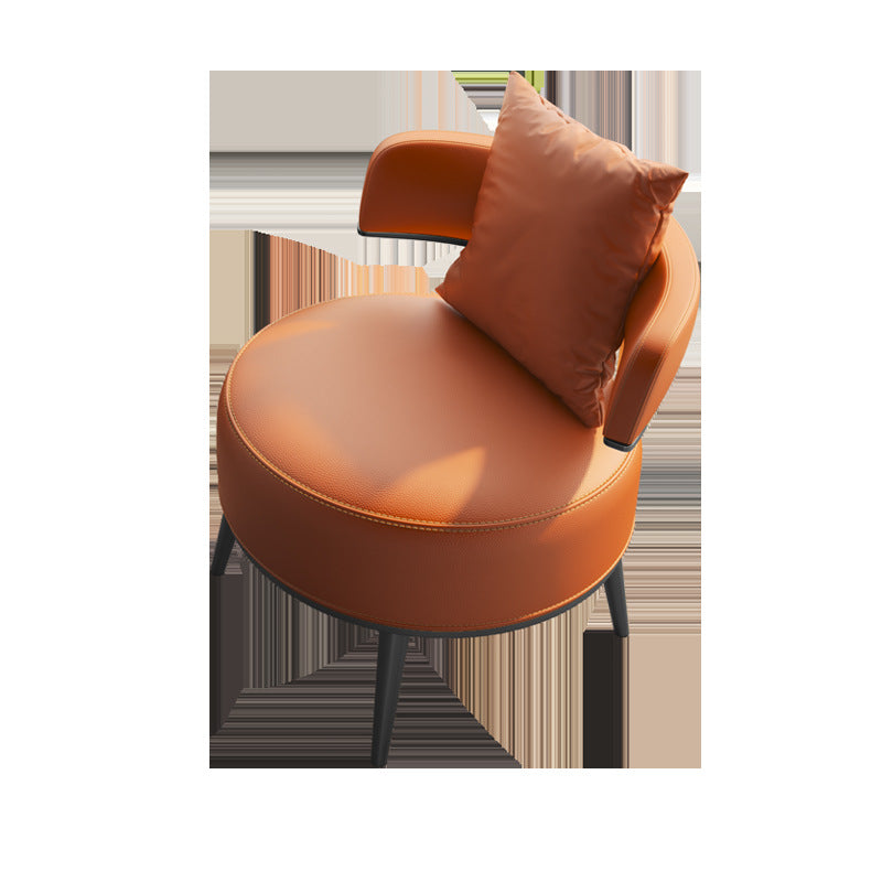 Nordic negotiation table and chair combination sales office reception lounge casual balcony leather single sofa coffee table combination
