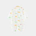 Baby clothes spring and autumn thin long sleeves air conditioning men's and women's baby onesie pajamas pure cotton newborn haki rompers