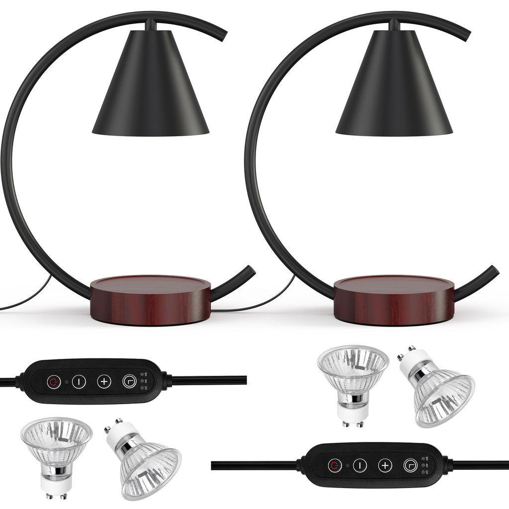 Timable dimming aromatherapy wax melting lamp ambient lamp bedroom bedside lamp simple high-end desk lamp  hot-selling