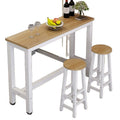 Casualfor homedining table milk tea shop table and chair combination bar chair against the wall bar table narrow table bench table high-leg table