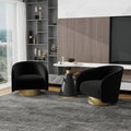 Italian accessible luxury business sofa chair casual negotiation table and chair combination hotel sales office reception single sofa flocking