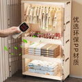 Installation-free kids wardrobe foldable storage cabinet baby simple wardrobe clothes storage cabinet kids small wardrobe