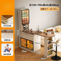 0.8*0.4 dining cabinet + 1.2 bar table [left high cabinet without stool]
