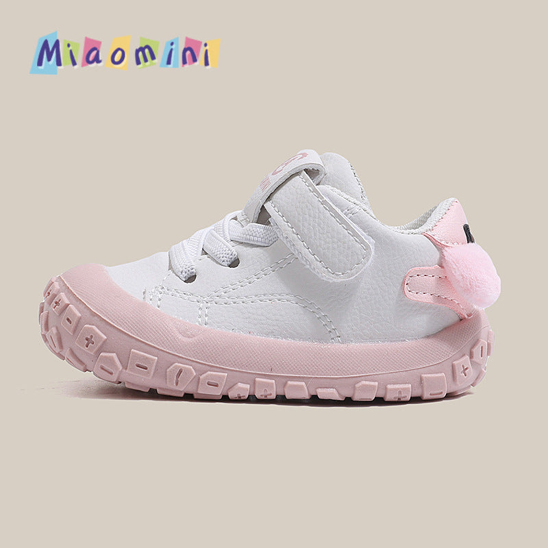 Spring autumnew arrivalkorean edition baby casualplaid toddler shoes baby anti-kick soft bottom shoes 1-3 years old