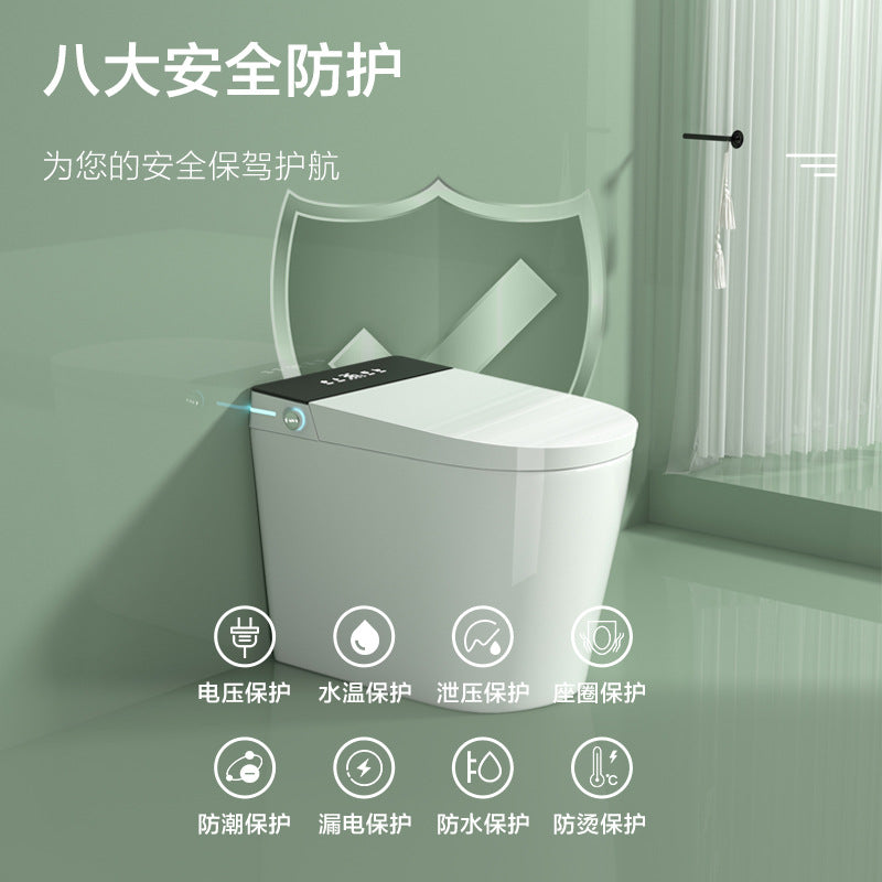 Smart toilet cover integrated AI automatic instant LED built-in water tank deodorant toilet wholesale