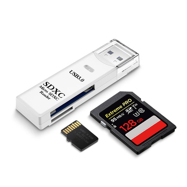 USB3.0 card reader high-speed all-in-one SD/TF card converter multi-function U disk typec SLR camera card