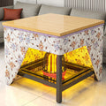 Fire table for homefoldable fire rack winter heating table chess and card heating table foldable multifunctional dining table