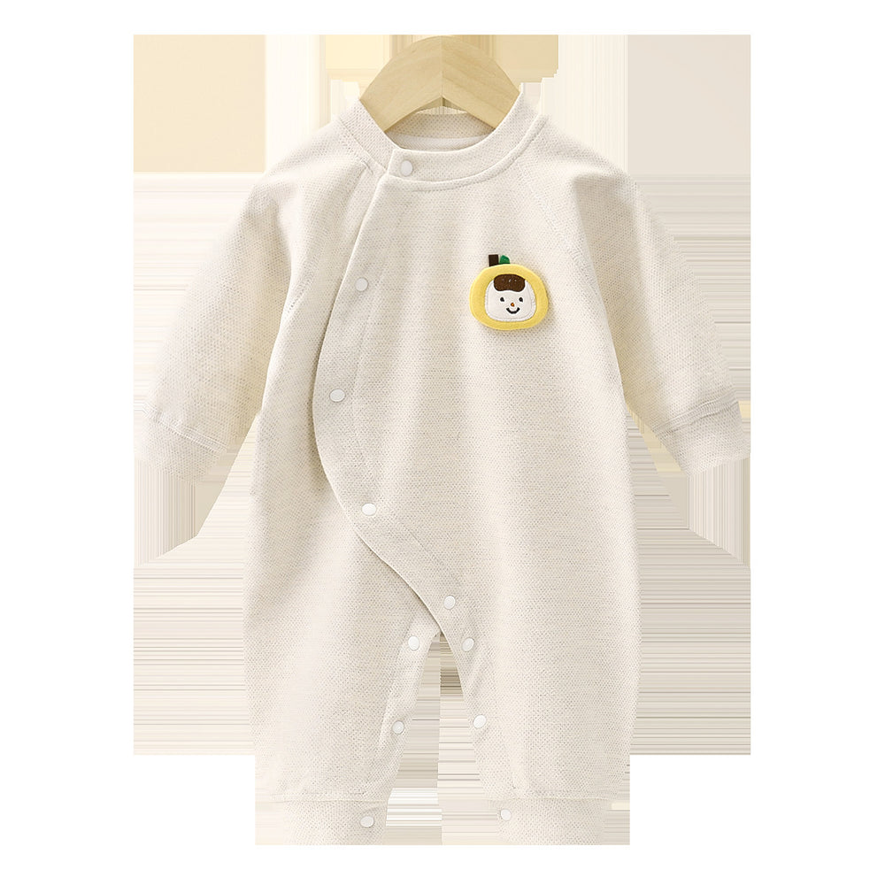 Baby onesie spring & fall cotton long sleeve sleepsuit romper newborn unisex monk suit seamless bodysuit