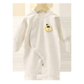Baby onesie spring & fall cotton long sleeve sleepsuit romper newborn unisex monk suit seamless bodysuit