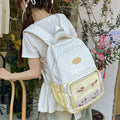 Versatile japanese-style star & polka dot kids' backpack - new korean design, large capacity, cute outdoor tote bag/backpack for boys & girls