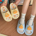 Ready-to-ship cartoon water slippers for women, perfect for summer wear. unique, niche design with soft, non-slip soles, ideal for indoor use. wholesale available