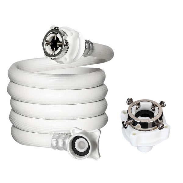 Automatic washing machine inlet pipe connector steel head water injection extension pipe faucet accessories bayonet universal