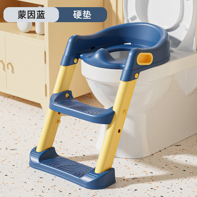 Children's toilet staircase type special toilet for boys and girls, auxiliary pad frame, ladder foot step stool toilet ring