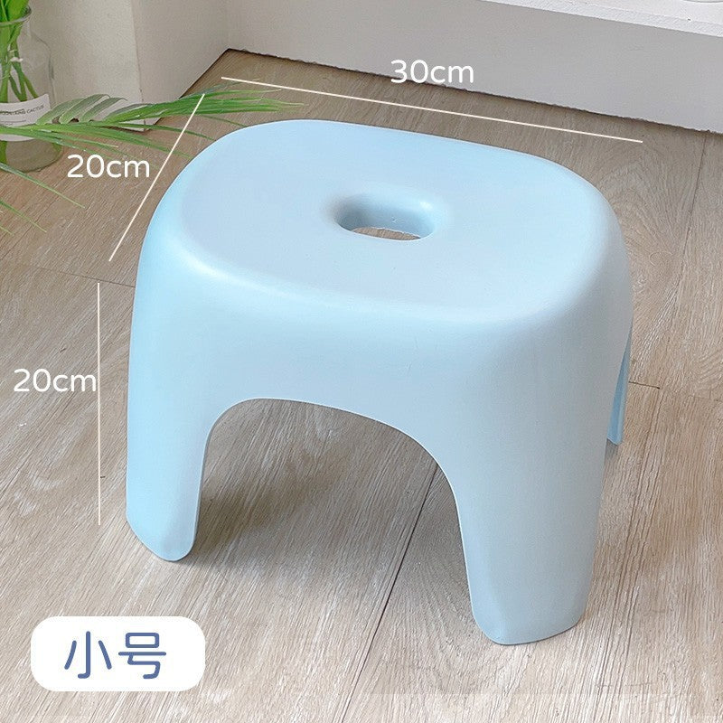 Plastic stool kids washbasin step stool for homethickened small stool adult non-slip stool shoe changing stool low stool