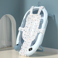 New whale-themed temperature-sensitive bath support - serene blue + five-point star bath net