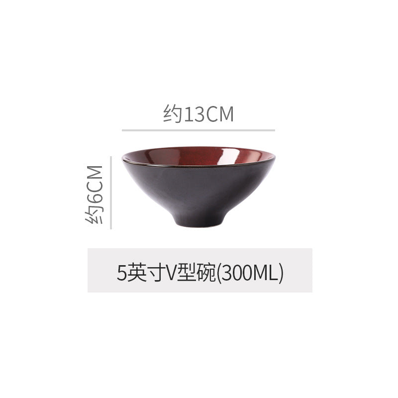 Personalized burgundy ceramic restaurant hotel tableware embossed exquisite fruit dessert plate tea tray for home dish plate salad bowl
