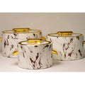 Food warmer containerexport3pcs gold handle straight body insulation box 1.0l 2.l3.5l
