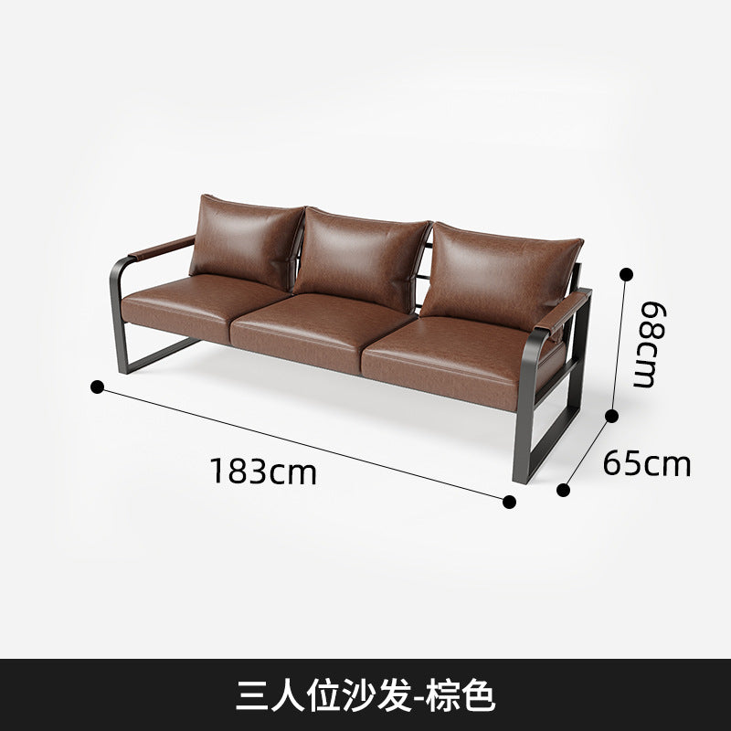 Cross-border industrial style pub tables and chairs cafe bar sofa barbecue restaurant western restaurant dining bar clear bar booth sofa