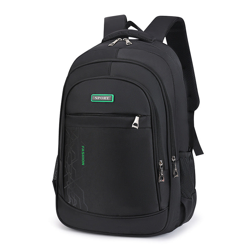 New business backpack simple outdoor leisure versatile men's large-capacity middle school student schoolbag computer travel bag