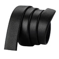 Belt without head genuine leather men automatic buckle pin buckle headless belt first layer pure cowhide buckleless trouser belt strip new arrival