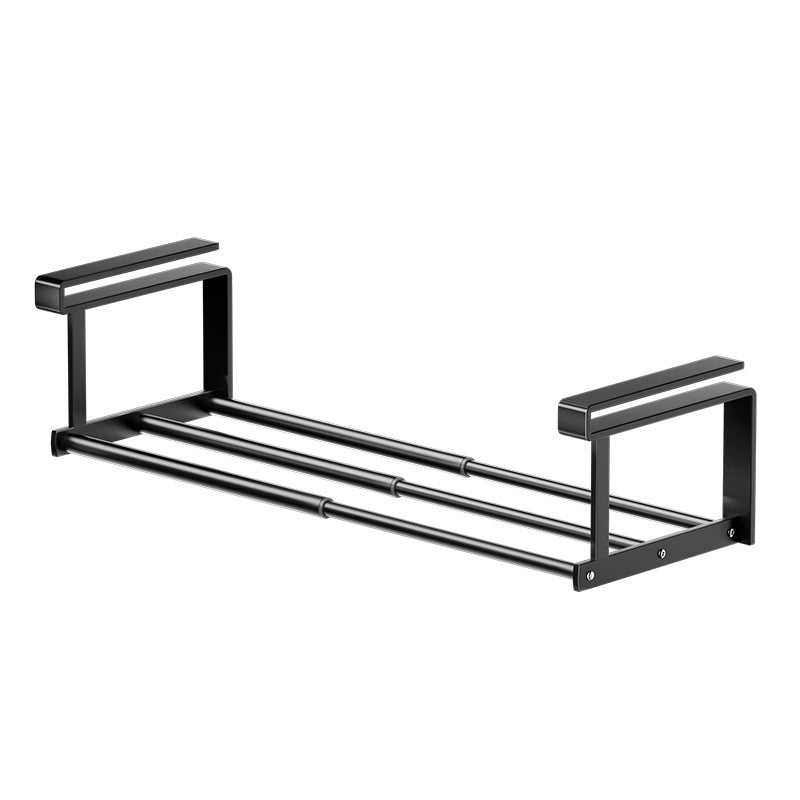 Shoe rack, household cabinet storage rack, free installation, basin rack, retractable cabinet, slipper hanger wholesale