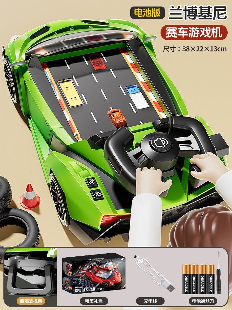Kids Racing Adventure Obstacle Avoidance Game Console Toy Puzzle Boy 3 Years Old 6 Car Simulator