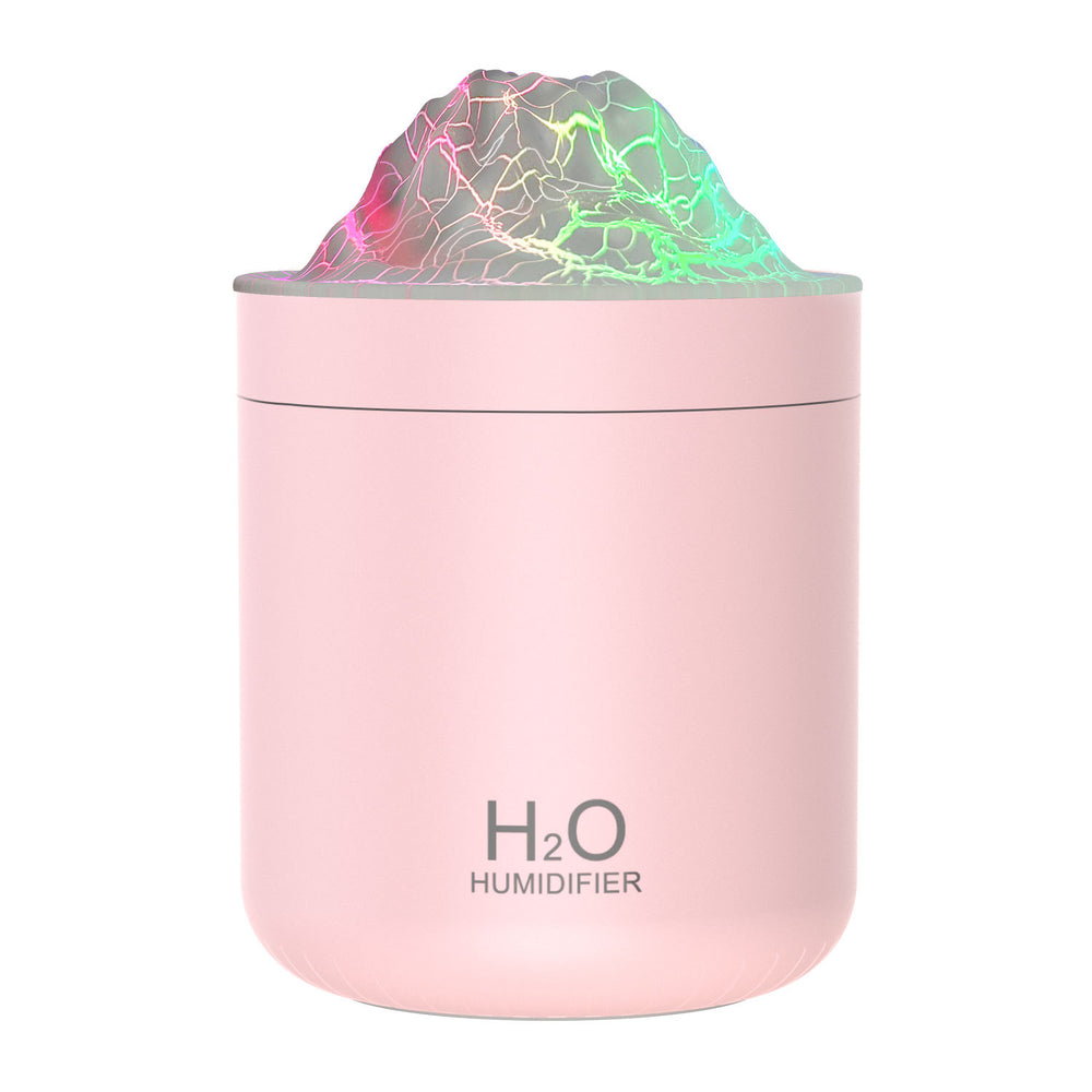 new arrival artificial volcano humidifier portable car air purifier usb water atomizer wholesale