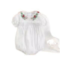 Baby bodysuit summer short sleeve thin newborn triangle romper girl's one-piece bodysuit fashionable summer outfit