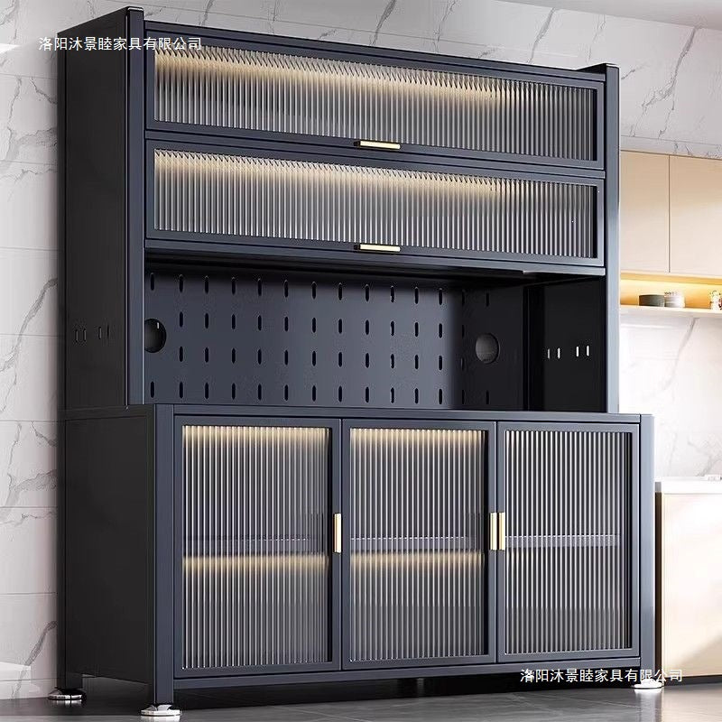 Kitchen storage cabinet multi-functional floor-standing storage rack new balcony for home wall-mounted multi-layer storage cabinet