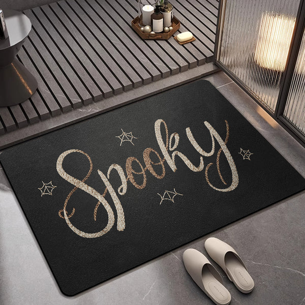 Halloween bathroom non-slip soft diatom mud floor mat toilet absorbent quick drying carpet floor mat toilet bathroom floor mat