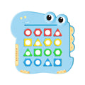 early education thinking training puzzle game shape matching cognitive enlightenment dinosaur kids double toy wholesale