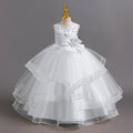 New wholesale girls' dresses, beaded butterfly wedding gowns, princess dresses, piano recital dresses, girl dress