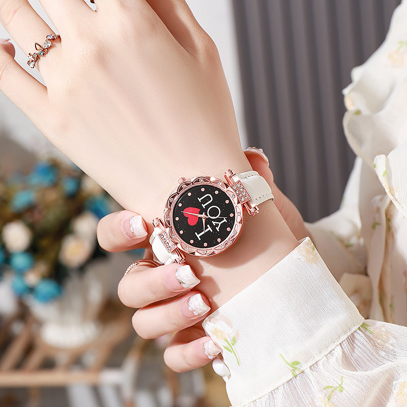 Korean style minimalist casual women's watch gift fashion personalized gift women's quartz electronic watch wholesale watch