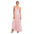 C7749 cross-border    new women's french style floral print elegant vacation dress