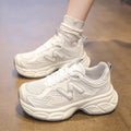 Thick solesilver dad shoes for women 2026new arrival spring and summer mesh easiest for matchcasualheight-increasingbest selling super popular sports shoes