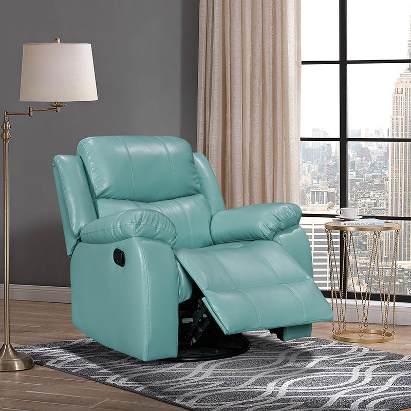 First-class space capsule small apartment genuine leather reclining massage bed electric multi-functional living room lazy sofa single chair